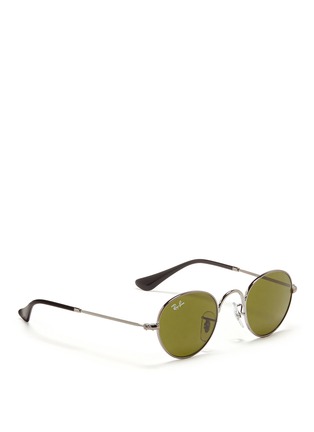 Figure View - Click To Enlarge - RAY-BAN - 'Round Junior' metal sunglasses