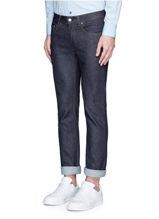 Front View - Click To Enlarge - ACNE STUDIOS - 'Ace Stretch Raw' skinny jeans