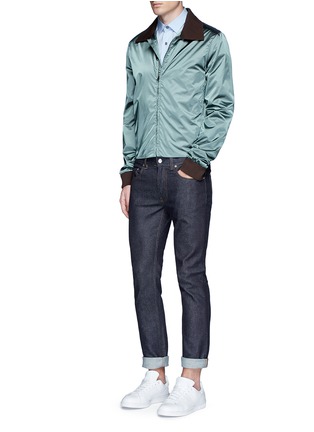 Figure View - Click To Enlarge - ACNE STUDIOS - 'Ace Stretch Raw' skinny jeans