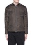 Main View - Click To Enlarge - BY WALID - 'Dragon' one of a kind embroidered satin blouson jacket