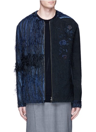 Main View - Click To Enlarge - BY WALID - 'Liam' one of a kind embroidered jacket