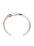 Figure View - Click To Enlarge - BELINDA CHANG - 'Flow' small 18k white and rose gold plated twist cuff