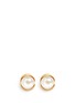 Main View - Click To Enlarge - BELINDA CHANG - 'Fruity' 18k yellow gold plated freshwater pearl stud earrings