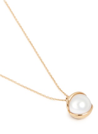 Detail View - Click To Enlarge - BELINDA CHANG - 'Fruity' 18k yellow gold plated freshwater pearl pendant necklace