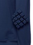 Detail View - Click To Enlarge - 73119 - Woven cube elbow sweatshirt