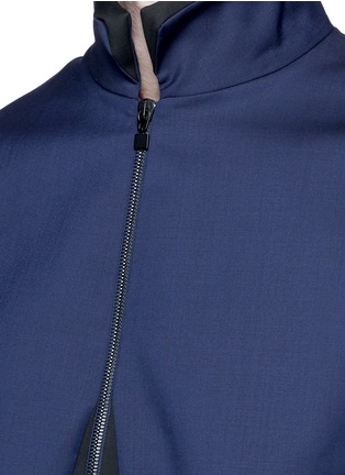 Detail View - Click To Enlarge - 73119 - Raised front wool vest