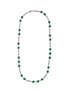 Main View - Click To Enlarge - SAMUEL KUNG - Diamond gemstone jade 18k gold station necklace