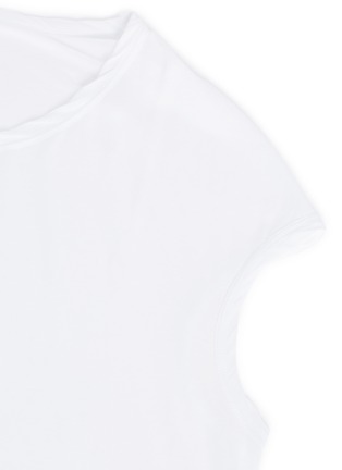Detail View - Click To Enlarge - JAMES PERSE - Cotton slub jersey circular shell T-shirt