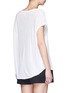 Back View - Click To Enlarge - JAMES PERSE - Cotton slub jersey circular shell T-shirt
