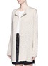 Front View - Click To Enlarge - JAMES PERSE - Cotton-linen cardigan