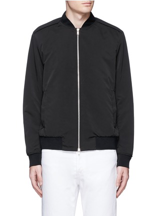 Main View - Click To Enlarge - THEORY - 'Brant' pintuck seam bomber jacket