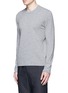Front View - Click To Enlarge - THEORY - 'Gallard S' marled knit sweater