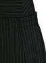 Detail View - Click To Enlarge - DKNY - Pinstripe inverted pleat skirt belt