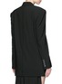 Back View - Click To Enlarge - DKNY - Oversize double breasted pinstripe suit jacket