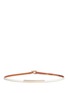 Main View - Click To Enlarge - MAISON BOINET - Caged hardware leather belt