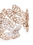 Detail View - Click To Enlarge - ANYALLERIE - 'Forest Butterfly' diamond 18k rose gold cutout bangle