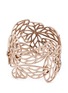 Figure View - Click To Enlarge - ANYALLERIE - 'Forest Butterfly' diamond 18k rose gold cutout bangle