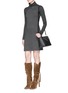 Detail View - Click To Enlarge - TORY BURCH - 'Robinson' mini leather tote