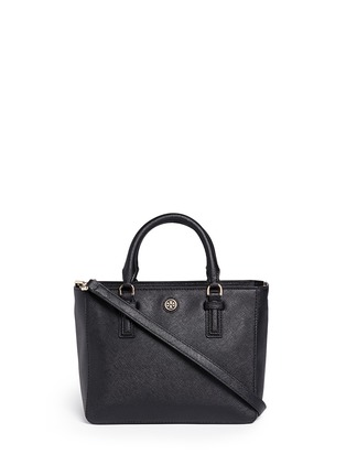 Main View - Click To Enlarge - TORY BURCH - 'Robinson' mini leather tote
