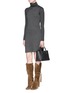 Figure View - Click To Enlarge - TORY BURCH - 'Robinson' mini leather tote