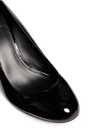 Detail View - Click To Enlarge - TORY BURCH - Moulded logo patent leather pumps