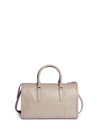 Back View - Click To Enlarge - TORY BURCH - 'Britten' pebbled leather satchel