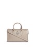 Main View - Click To Enlarge - TORY BURCH - 'Britten' pebbled leather satchel