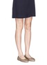 Figure View - Click To Enlarge - TORY BURCH - 'Minnie Travel' leather ballet flats