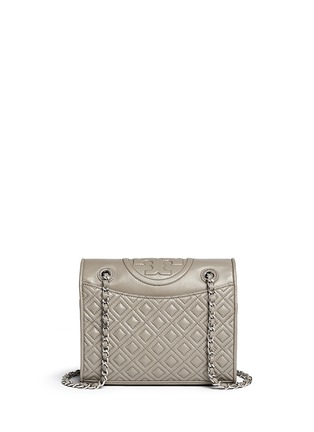 Back View - Click To Enlarge - TORY BURCH - 'Fleming' medium quilted leather bag