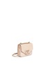 Front View - Click To Enlarge - TORY BURCH - 'Deco-T' mini patent leather chain bag