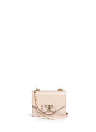 Main View - Click To Enlarge - TORY BURCH - 'Deco-T' mini patent leather chain bag