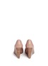 Back View - Click To Enlarge - TORY BURCH - Raleigh' leather wedge pumps