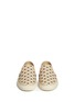 Front View - Click To Enlarge - TORY BURCH - Logo stud quilted leather skate slip-ons