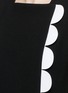 Detail View - Click To Enlarge - VICTORIA, VICTORIA BECKHAM - Scalloped edge wool gabardine shift dress