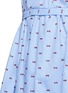 Detail View - Click To Enlarge - VICTORIA, VICTORIA BECKHAM - Bow fil coupé chambray camisole dress