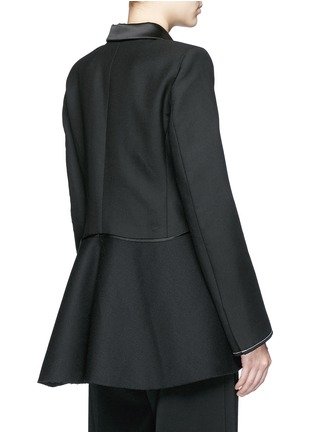 Back View - Click To Enlarge - ELLERY - 'Evil Eye' double breasted flare back blazer