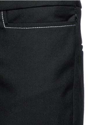 Detail View - Click To Enlarge - ELLERY - 'Mazur' inseam stitch kick flare pants