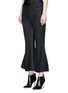 Front View - Click To Enlarge - ELLERY - 'Mazur' inseam stitch kick flare pants