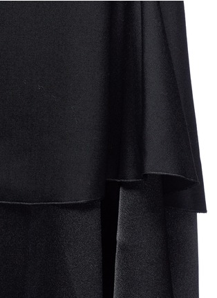 Detail View - Click To Enlarge - ELLERY - 'Suzie' layered satin crepe skirt