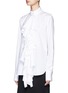 Front View - Click To Enlarge - ELLERY - 'Expelled' ruffle front cotton shirt
