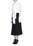 Figure View - Click To Enlarge - ELLERY - 'Expelled' ruffle front cotton shirt