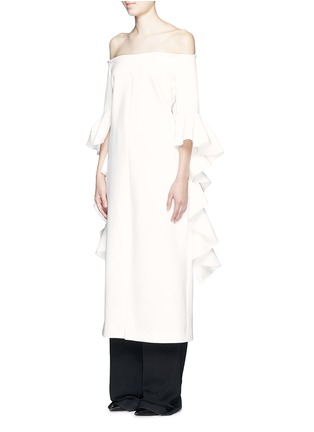 Figure View - Click To Enlarge - ELLERY - 'Precocious' ruffle sleeve off-shoulder midi dress