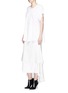 Figure View - Click To Enlarge - ELLERY - 'Suzie' layered satin crepe skirt