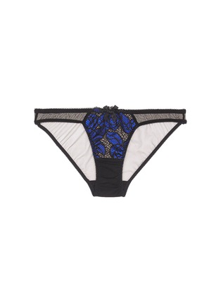 Main View - Click To Enlarge - L'AGENT - 'Sylvana' floral embroidery lace tulle mini briefs