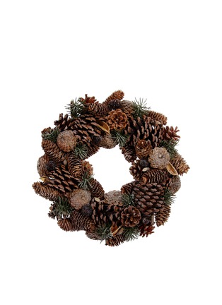 Main View - Click To Enlarge - SHISHI - Pinecone and fir wreath