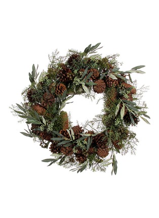 Main View - Click To Enlarge - SHISHI - Pinecone and olive wreath