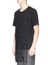 Front View - Click To Enlarge - LANVIN - Braid front virgin wool blend top
