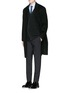 Figure View - Click To Enlarge - LANVIN - Asymmetric zip front wool cardigan
