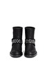 Figure View - Click To Enlarge - PEDRO GARCIA  - 'Kian' Swarovski crystal stud leather ankle boots