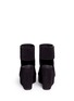 Back View - Click To Enlarge - PEDRO GARCIA  - 'Terrie' platform wedge suede sandal boots